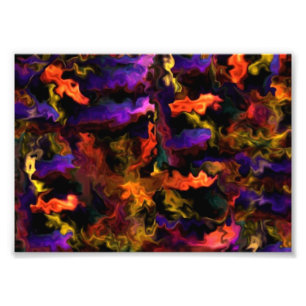 Hälsningsfraser med levande Abstrakt 55.4 Fototryck