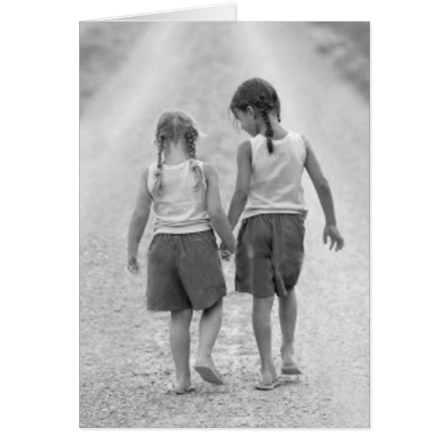 Hälsningskort - Flickvänner (Framsidan)