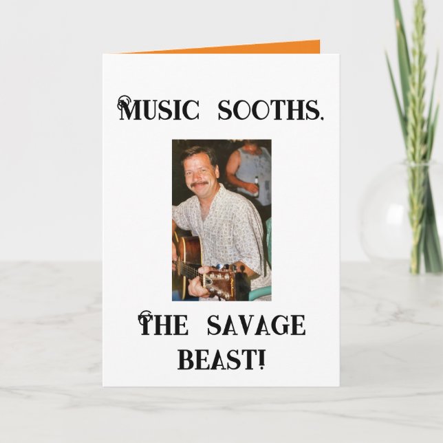 Hälsningskort för att visa den speciella personen  kort (Framsida)