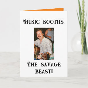 Hälsningskort för att visa den speciella personen  kort