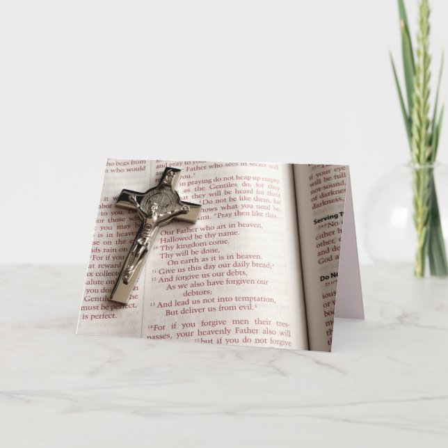 hälsningskort för böner kort (Framsida)