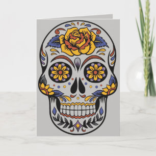 hälsningskort för day of the dead kort
