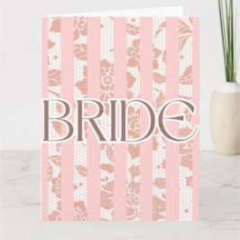 Hälsningskort för en brud (av Orievolvedesigns) Kort