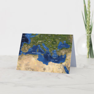 hälsningskort för geografi karta kort