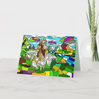 Hälsningskort för glasögon av nedfläckad kort