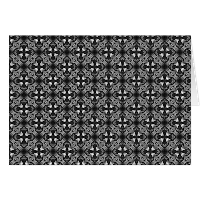 hälsningskort för gothisk kor (Framsidan Horizontal)