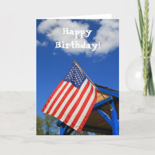 hälsningskort för Grattis på födelsedagen American Kort