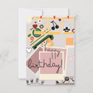 hälsningskort för grattis på födelsedagen tack kort