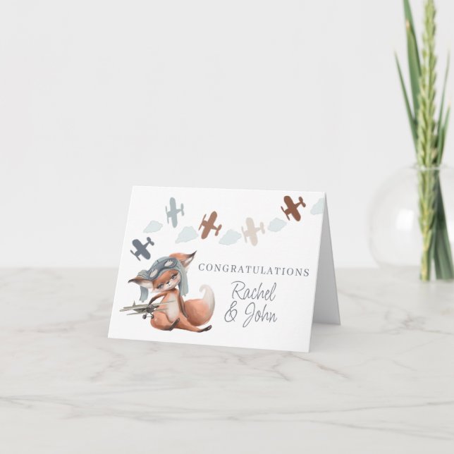 hälsningskort för Grattisar i Nyfödd bebis Tack Kort (Framsida)