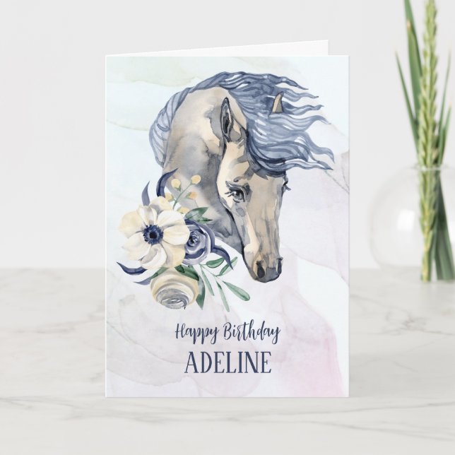 Hälsningskort för hälsning av elegantens vattenfär tack kort (Framsida)