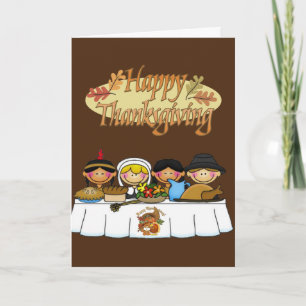 hälsningskort för Happy thanksgiving Helgkort