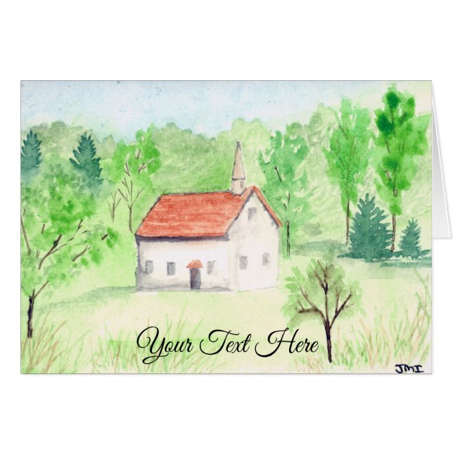 hälsningskort för land-chapel (Framsidan Horizontal)