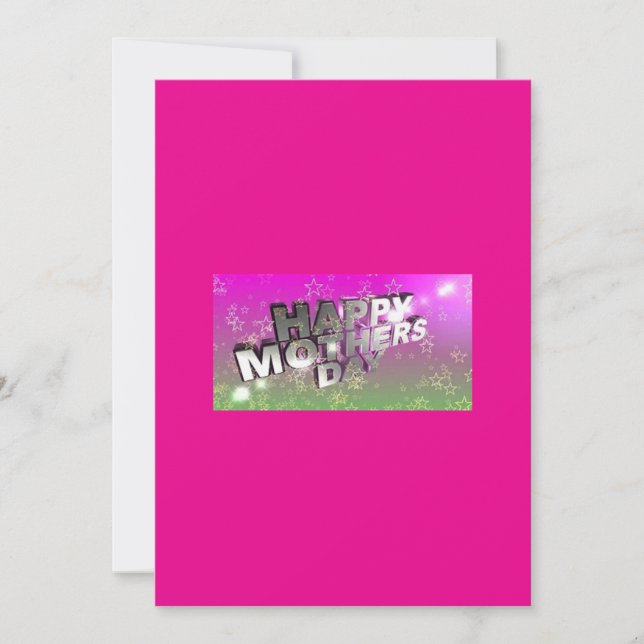 hälsningskort för lycklig Mors dag Julkort (Framsida)