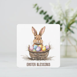 hälsningskort för Påsk Blessings-hälsning Tack Kort