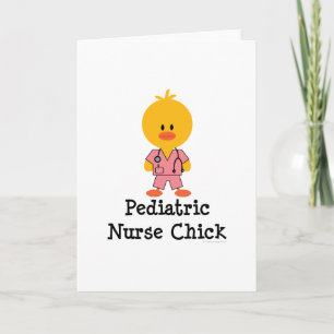 Hälsningskort för pediatrisk Chick Kort