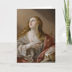 Hälsningskort för Penitent Magdalene Kort