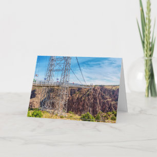 hälsningskort för royal Gorge Bridge-sida Kort