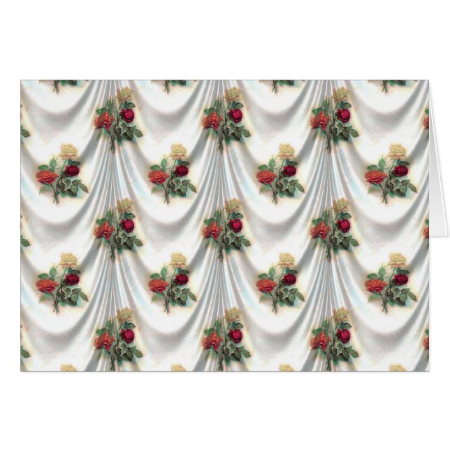 hälsningskort för satäng ro (Framsidan Horizontal)