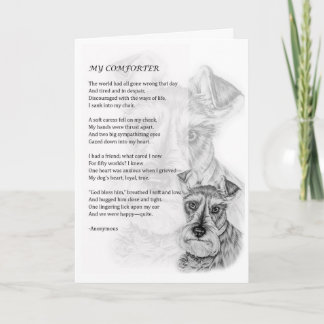 Hälsningskort för Schnauzer Hund Pet Parent Gift Kort