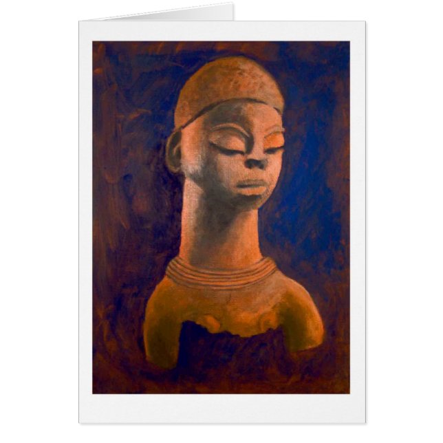 Hälsningskort för sovande gudinna (Framsidan)