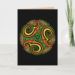 hälsningskort för spiral kort