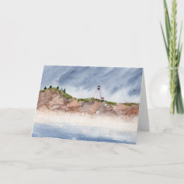 Hälsningskort för svep-Sjölandskap Kort