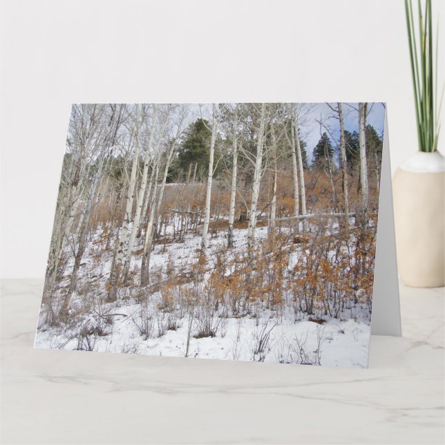 hälsningskort för tidigt Snö Kort (Framsida)