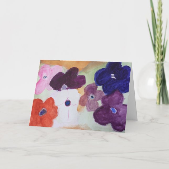 hälsningskort för Vår Anemones Kort (Framsida)