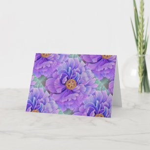 Hälsningskort Lavender Peony Kort