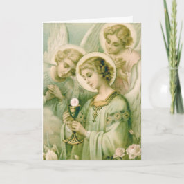 Hälsningskort: Min själ sköter slöjan Kort