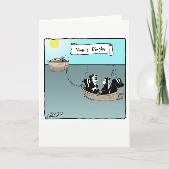 Hälsningskort: Noahs Dinghy Kort (Framsida)