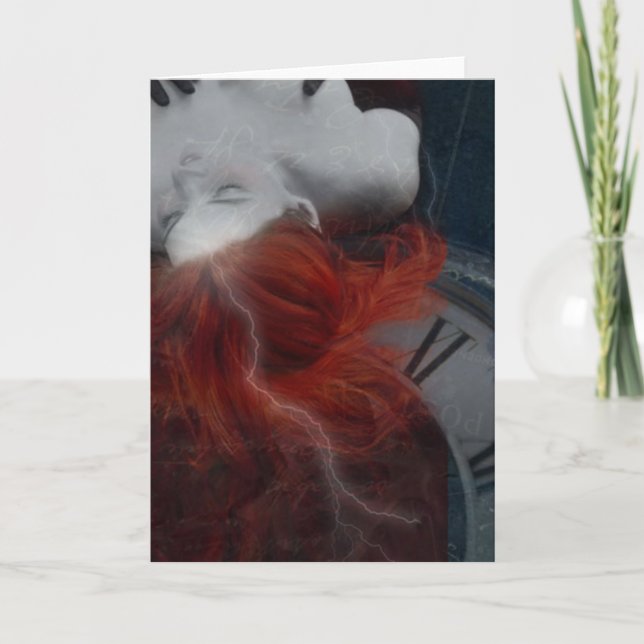 Hälsningskort: Vintage Red Kort (Framsida)