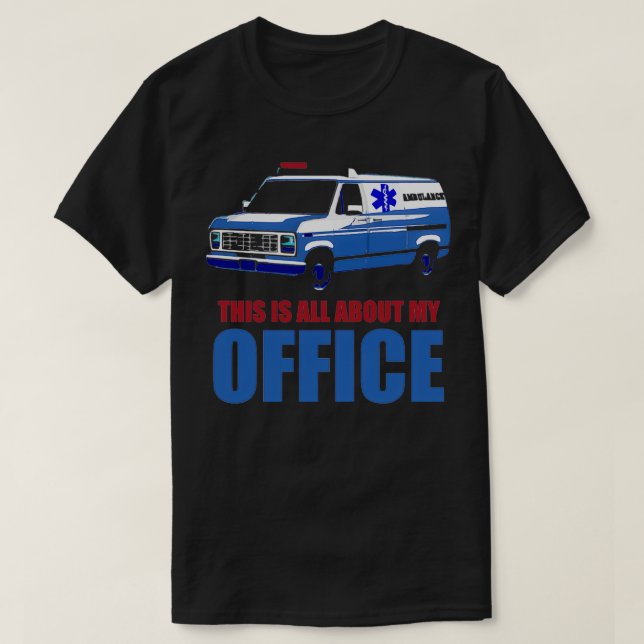 Hälso- och sjukvård Frontline Ambulance-drivrutine T Shirt (Design framsida)