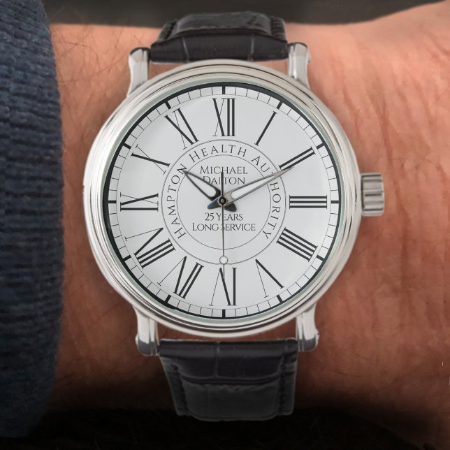 Hälso- och sjukvårdsmyndighetens långjänstutmärkel armbandsur (Skapare uppladdad)