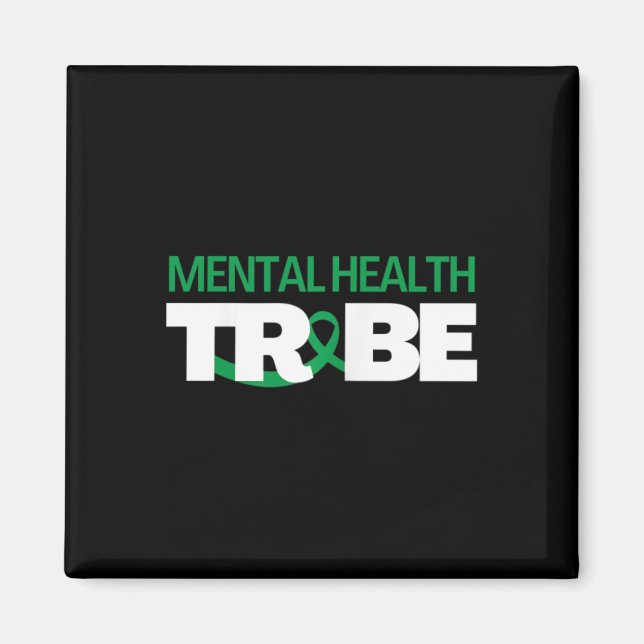 Hälso- och sjukvårdstest Mental Health Awareness Magnet (Framsidan)