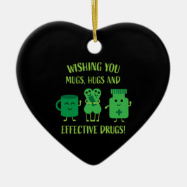 Hälsoåterställningen kommer snart julgransprydnad keramik