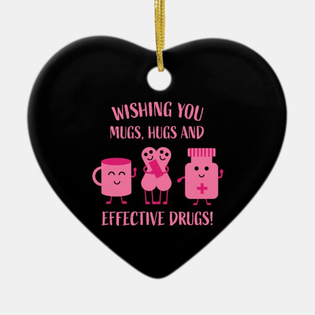 Hälsoåterställningen kommer snart julgransprydnad keramik (Framsidan)