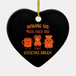 Hälsoåterställningen kommer snart julgransprydnad keramik