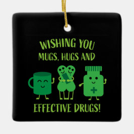 Hälsoåterställningen kommer snart julgransprydnad keramik