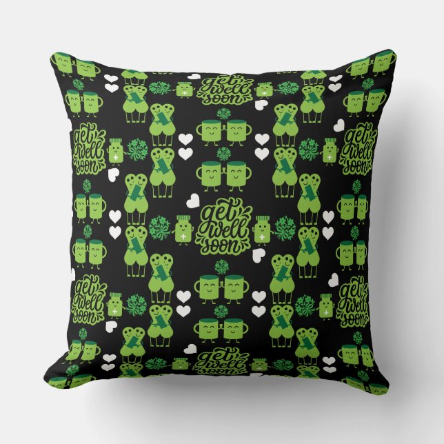 Hälsoåterställningen kommer snart kudde (Framsida)