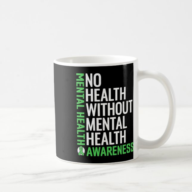 Hälsobekämpning Stigma Mental Health Awareness Kaffemugg (Höger)