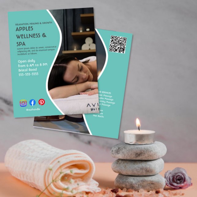 hälsocenter affisch folder wellnesscenter gym pass flygblad (Skapare uppladdad)