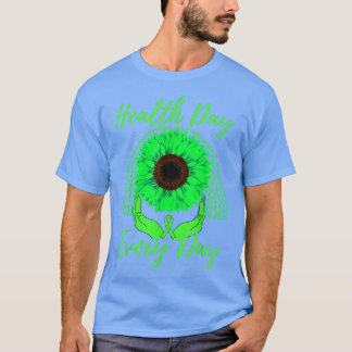 Hälsodagen varje dag Mental Health Awareness Sunfl T Shirt