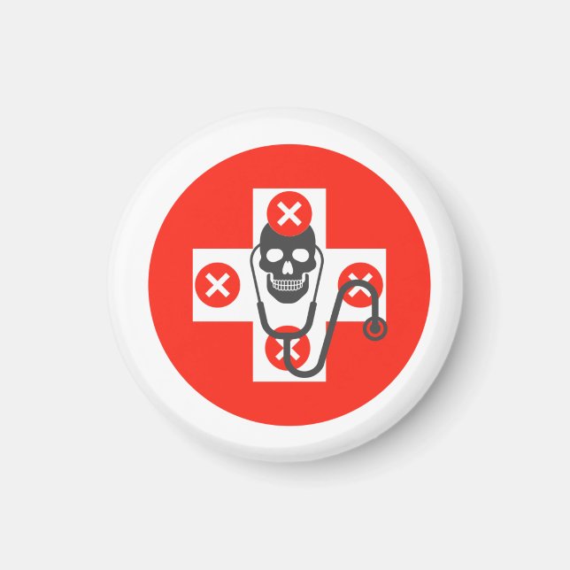 Hälsofara Magnet (Framsidan)