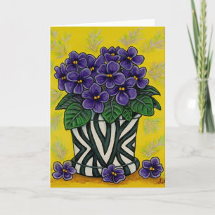 Hälsokort för Blommigt av funky Kort