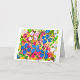 Hälsokort för Petal Me-Perfekt< Blank Inside> Tack Kort