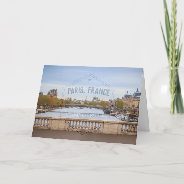 Hälsokort i Paris-serien 02 Kort (Framsida)