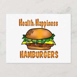 Hälsolycka Hamburgers Vykort