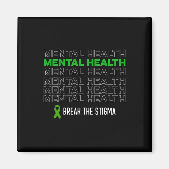 Hälsomedvetenhet bryter mot Stigma-bandet Magnet (Framsidan)