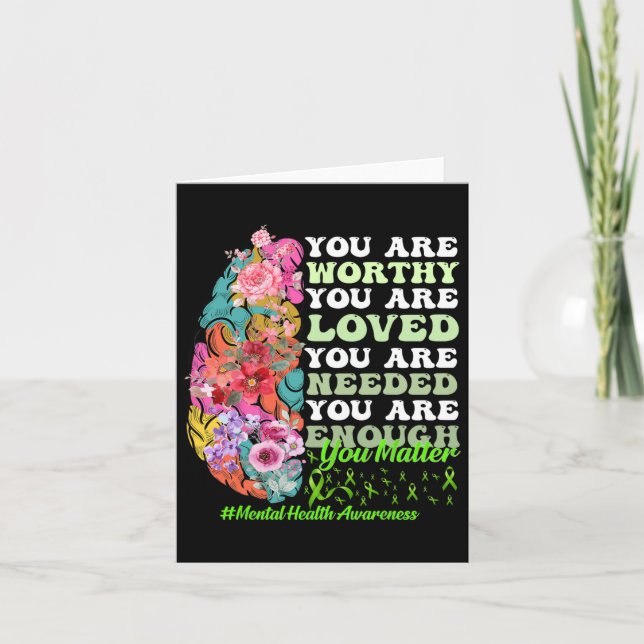 Hälsomedvetenhet Kort (Framsida)